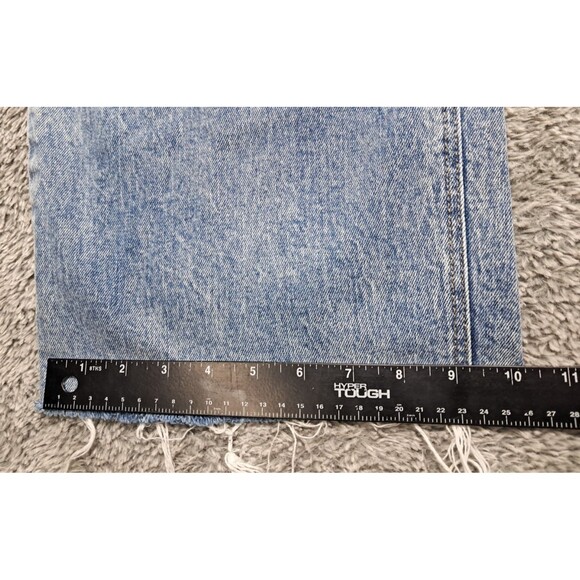 Old Navy Jeans Womens Sz 12 Wide Leg Denim Blue Stretch Extra High Rise - Picture 6 of 13